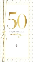 Karnet PM-194 Urodziny 50 (cyfry) - Passion Cards