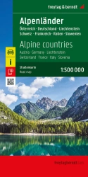 Mapa Kraje Alpejskie 1:500 000 - Opracowanie zbiorowe
