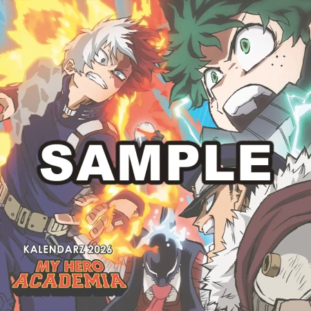 Kalendarz 2026 My Hero Academia ścienny - Studio JG kalendarze