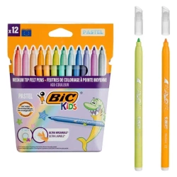 Flamastry Kid Couleur Pastel 12szt BIC