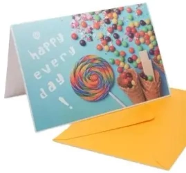 Karnet B6 JCM-19-7-18 metalizowany Słodkości - Fresh