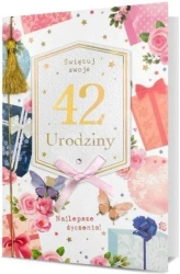 Karnet B6 Urodziny (wymienne cyfry) - Pan Dragon