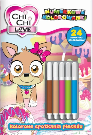 Chi Chi love. Numerkowe kolorowanki - praca zbiorowa
