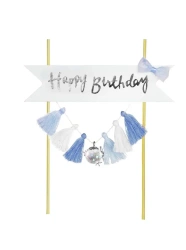 Piker Happy Birthday niebieski - Arpex