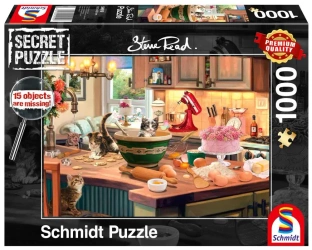 Puzzle 1000 PQ Przy kuchennym stole S. Read 109975 - Schmidt Puzzle