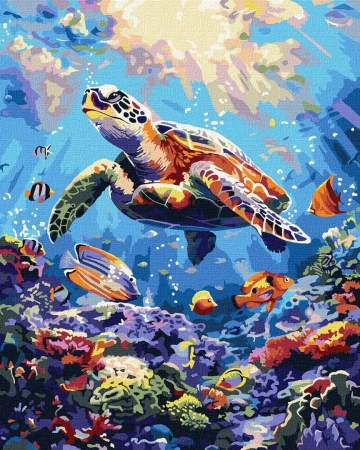 Malowanie po numerach - Morski spokój 40x50cm - Ideyka
