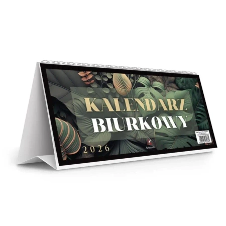 Kalendarz 2026 biurkowy poziomy stojący 29x13cm - Artsezon