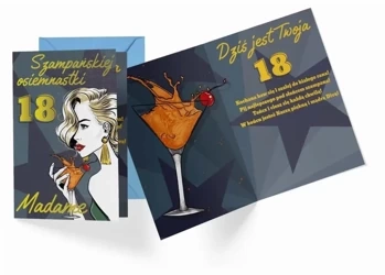 Karnet B6 PR-393 Urodziny 18 - Kukartka