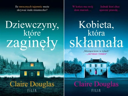 PAK 2x Claire Douglas Dziewczyny, które zaginęły + Kobieta, która skłamała - Claire Douglas