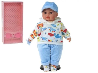 Lalka bobas śpiewa i mówi po polsku 45cm - ADAR