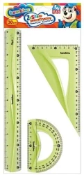Zestaw geometryczny 3 elementy 30cm BAMBINO - ST-MAJEWSKI