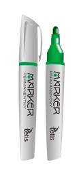 Paczka Marker permanentny zielony 12 sztuk - Tetis