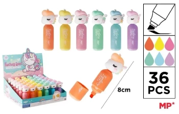 Zakreślacz fluorescenc.Fantazja Jednorożec (36szt) - MP Main Paper