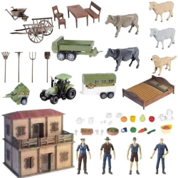 Duży zestaw farma z rolnikami i gosposią DIY - Maksik