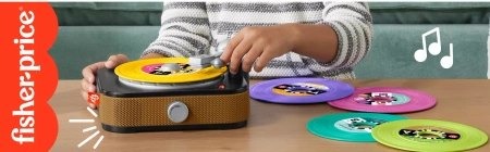 Fisher-Price Gramofon Malucha Zabawka interaktywna (POL)