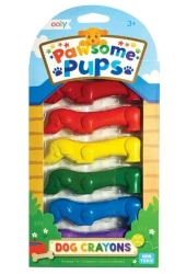 Kredki pieski Pawsome Pups 6szt - ooly