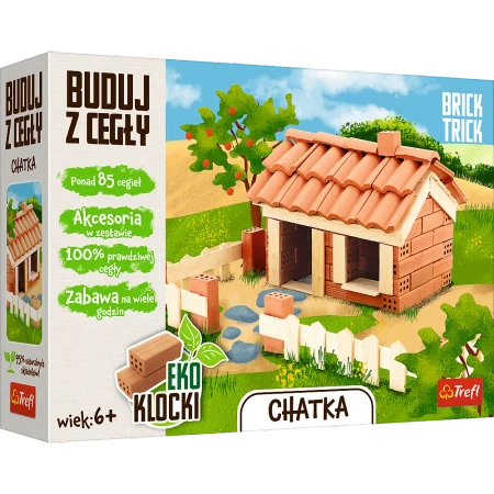 Brick Trick Buduj z cegły Chatka M EKO 61541 - Trefl PAP