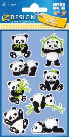 Naklejki błyszczące - Pandy - Zdesign