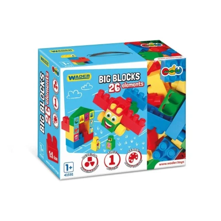 Big Blocks klocki 26el - WADER