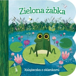 Książeczka z okienkami. Zielona żabka - Ginger Swift