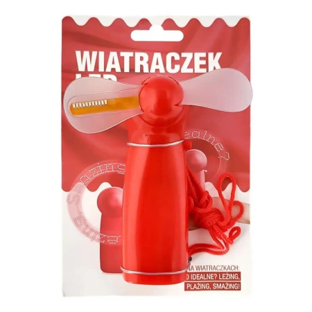 Wiatraczek led czerwony - MCD