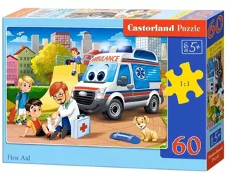 Puzzle 60 First Aid CASTOR - Castorland