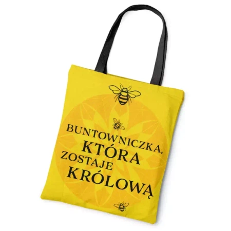 Torba bawełniana Buntowniczka, Koniec Maskarady, Czas Żniw, Samantha Shannon, 43x40 cm