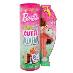 Lalka Barbie Cutie Reveal - Kotek-Panda Czerwona - Mattel