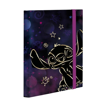 Teczka A5 z gumką Disney Gold Stitch - PATIO