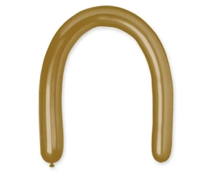 Balony rurki włoskie shiny złote 50szt - Godan