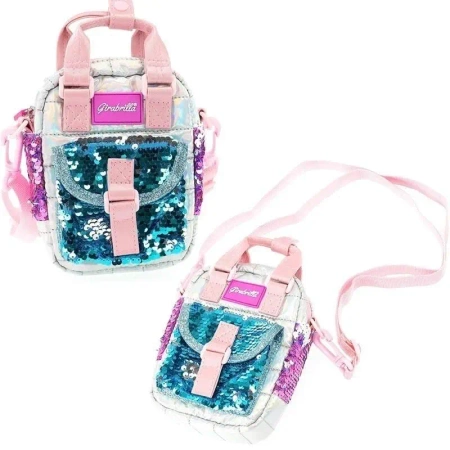 Torebka na ramię puffer niebieska - Nice Group