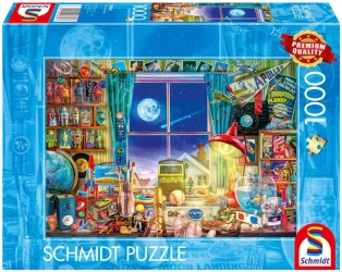 Puzzle PQ 1000 W drodze na księżyc - Schmidt