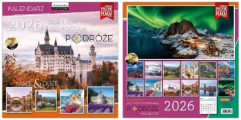 Kalendarz 2026 ścienny Classic Podróże - Kukartka