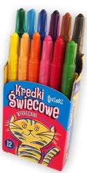 Kredki tetiski świecowe wykręcane 12 kol. KT010-AB - Tetis