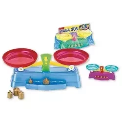 Waga szalkowa z odważnikami MIX - Marek