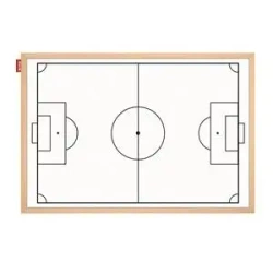 Tablica taktyczna suchościeralna magnetyczna MEMOBE biała boisko do piłki nożnej 90x60 cm