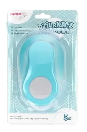 Dziurkacz ozdobny - Koło 5cm MIX - Brewis