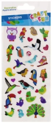 Ozdoba Dekoracyjna Naklejki Puffy Zwierzęta Craft with Fun 545803