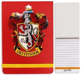 Harry Potter Notes linia z gumką Herb Gryffindor - Half Moon Bay