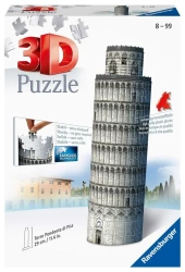 Puzzle 3D Budynki: Krzywa Wieża w Pizie - Ravensburger