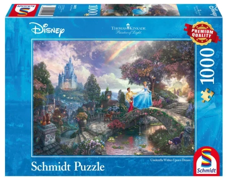 Puzzle 1000 PQ Kopciuszek Disney T.Kinkade 106296 - Schmidt Puzzle