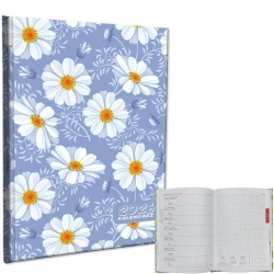 Kalendarz 2026 A5 tygodniowy notatka Stokrotki 1 - EV-Corp