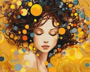 Malowanie po numerach - Portret elegancji 40x50cm - Ideyka