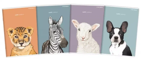 Zeszyt Do SŁÓwek Top 2000 Sweet Animal A6 16 kartek W KratkĘ