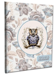 Kalendarz 2026 A5 tygodniowy notatka Sowa - EV-Corp