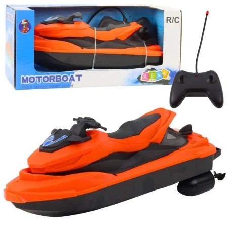 Skuter R/C 1:42 pomarańczowy - Leantoys