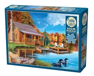 Puzzle 500 Dom nad jeziorem G3 - Cobble Hill