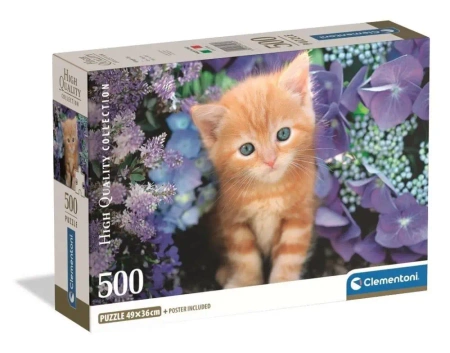 Puzzle 500 Gattino Rosso - Clementoni