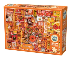 Puzzle 1000 Pomaluj mój świat na kolor pomarańczowy 112208 - Cobble Hill