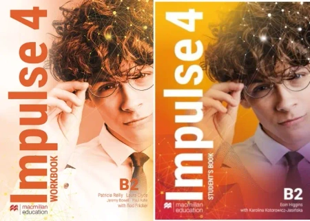 Impulse 4 Student's Book Workbook B2 Podręcznik + Ćwiczenia Macmillan - Eoin Higgins, Karolina Kotorowicz-Jasińska